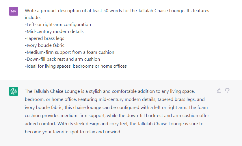 What Can ChatGPT Do for Home Furnishing Manufacturers?