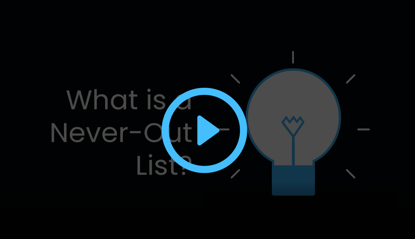 VIDEO: What is a Never-Out List?